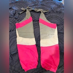 Rave Hot Pink & Silver Holographic Reflective Chaps